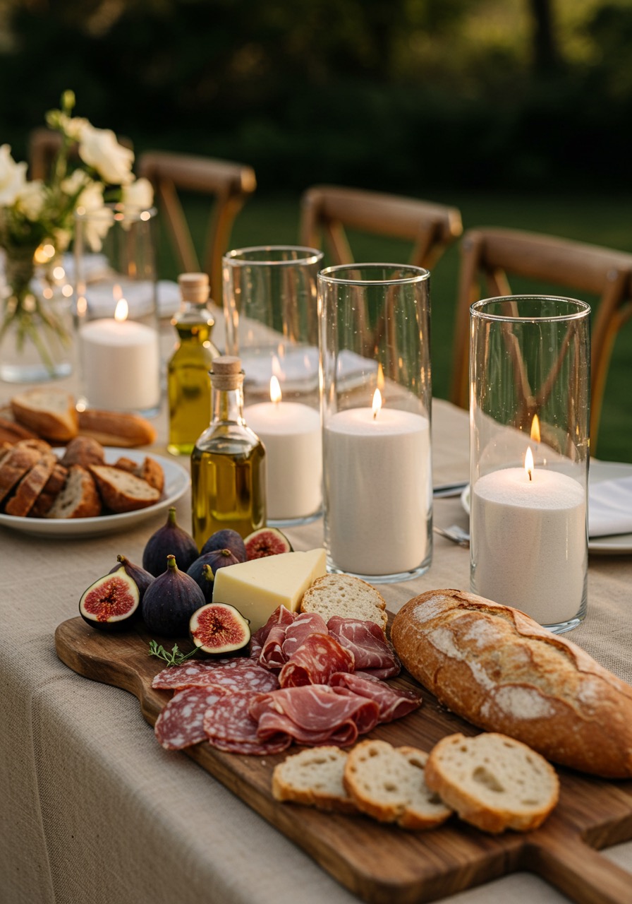 Candlelit tablescape planning